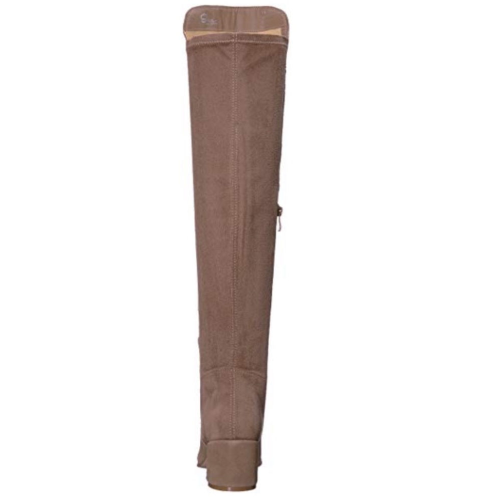High Noon Embroidered Over the Knee Kitten Boot - Picture 4 of 8